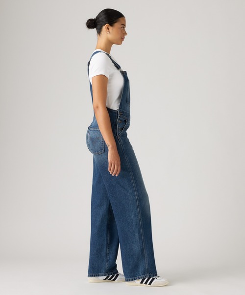 Levi's（リーバイス）の「Levi's/リーバイス バギー オーバーオール（サロペット/オーバーオール・レディース・ダークインディゴブルー・M/S/XS）」の2枚目の写真