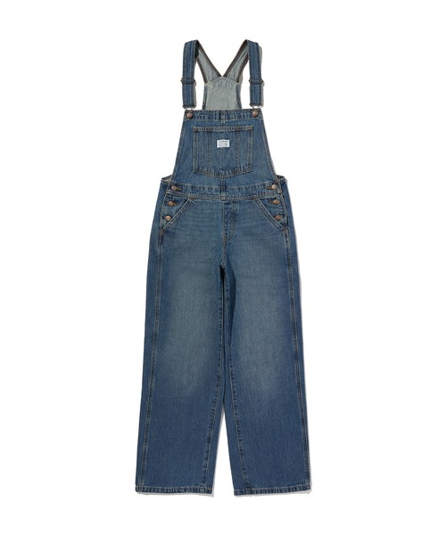 Levi's（リーバイス）の「Levi's/リーバイス バギー オーバーオール（サロペット/オーバーオール・レディース・ダークインディゴブルー・M/S/XS）」の4枚目の写真