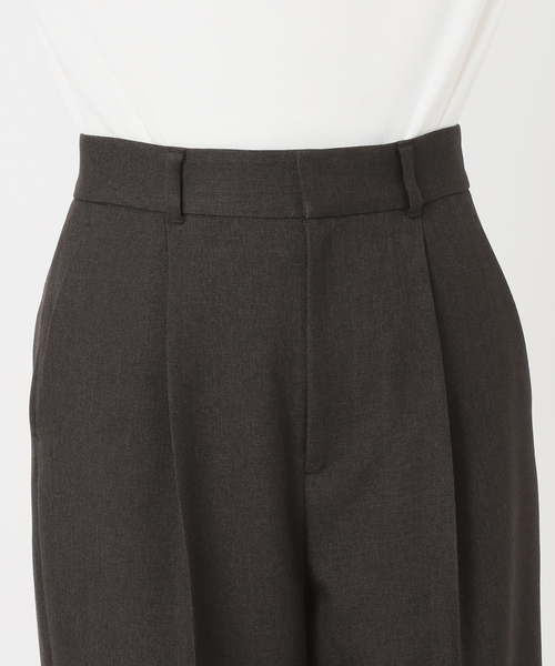 Spick & Span(スピックアンドスパン)の「《セットアップ可》メランジタックイージーパンツ(スラックス・レディース・ブラウン・38/36/34)」の12枚目の写真
