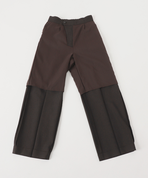 Spick & Span(スピックアンドスパン)の「《セットアップ可》メランジタックイージーパンツ(スラックス・レディース・ブラウン・38/36/34)」の16枚目の写真