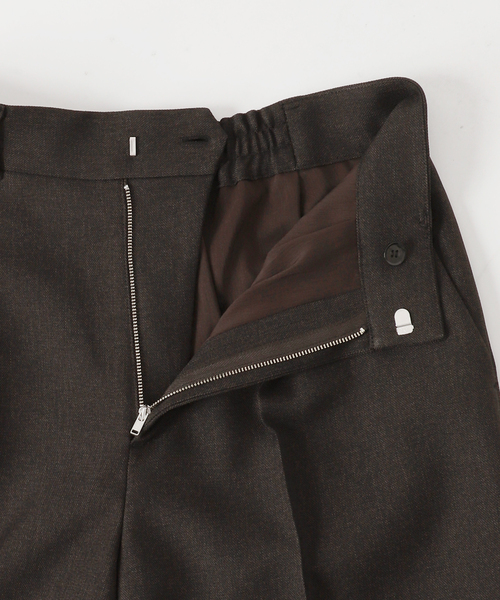 Spick & Span(スピックアンドスパン)の「《セットアップ可》メランジタックイージーパンツ(スラックス・レディース・ブラウン・38/36/34)」の18枚目の写真