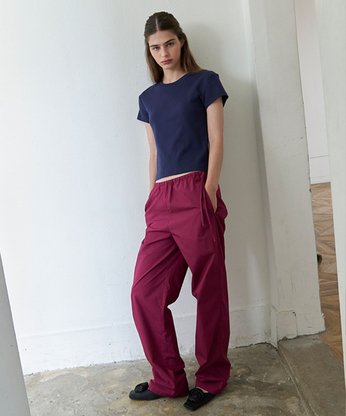 AENE(エイネ)の「コットンストラップパンツ(ブラウン)(その他パンツ・レディース・ブラウン・SMALL/MEDIUM)」の3枚目の写真