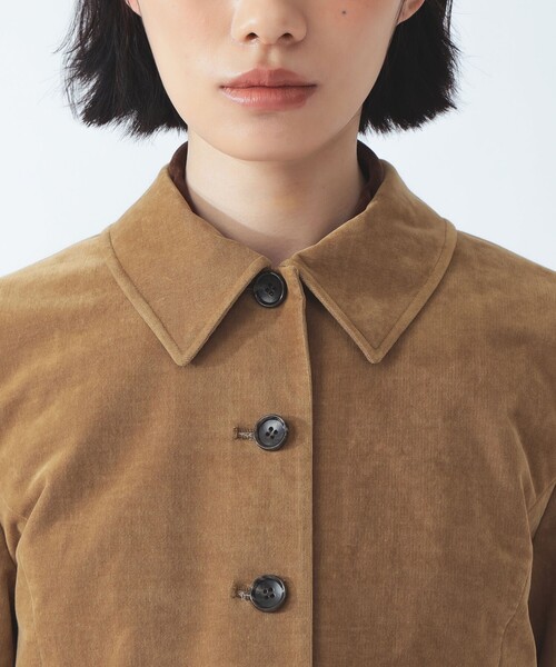Ray BEAMS（レイビームス）の「コーデュロイ ステンカラー ショート ジャケット（その他アウター・レディース・ブラック/カーキ・0/1）」の18枚目の写真