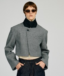 PRANK PROJECT | 【2026Autumn Pre-Order】スタンドカラーテーラードショートジャケット / Stand Collar Tailored Short Jacket(テーラードジャケット)