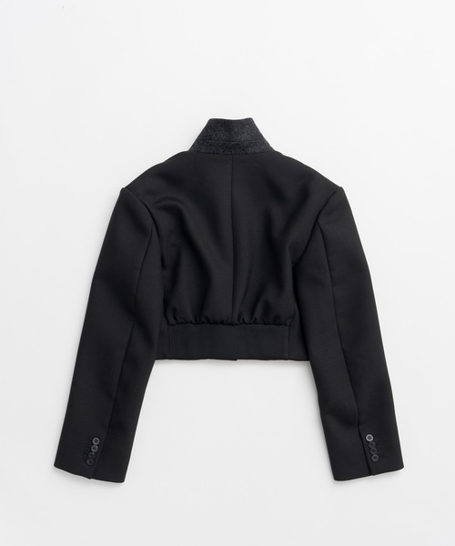 PRANK PROJECT（プランクプロジェクト）の「【2026Autumn Pre-Order】スタンドカラーテーラードショートジャケット / Stand Collar Tailored Short Jacket（テーラードジャケット・レディース・グレー/ブラウン/ブラック・FREE）」の21枚目の写真