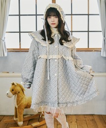 フロントリボン袖ファービジューコート（その他アウター）｜apres jour