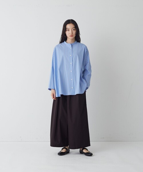 conges payes ADIEU TRISTESSE(コンジェ ペイエ アデュートリステス)の「ガウチョパンツ(その他パンツ・レディース・ブラウン/インディゴブルー・38)」の5枚目の写真
