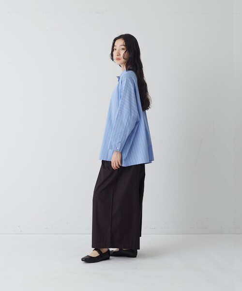 conges payes ADIEU TRISTESSE(コンジェ ペイエ アデュートリステス)の「ガウチョパンツ(その他パンツ・レディース・ブラウン/インディゴブルー・38)」の7枚目の写真