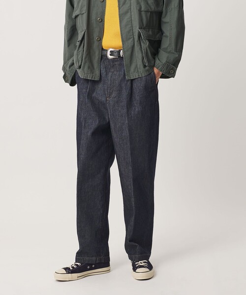 BEAUTY&YOUTH UNITED ARROWS(ビューティーアンドユースユナイテッドアローズ)の「ハイツイスト デニム パンツ スタンダード NO.9(デニムパンツ・メンズ・ネイビー・M/S/L/XL)」の1枚目の写真