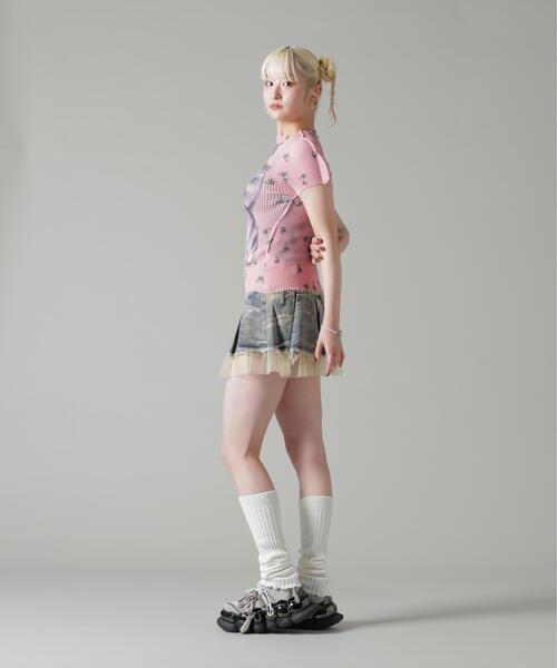 L.H.P(エルエイチピー)の「MAVYTH/メヴィス/DENIM PLEATS MINI SKIRT(スカート・レディース・その他4・M/L)」の4枚目の写真