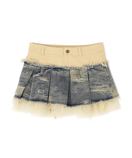 L.H.P(エルエイチピー)の「MAVYTH/メヴィス/DENIM PLEATS MINI SKIRT(スカート・レディース・その他4・M/L)」の5枚目の写真