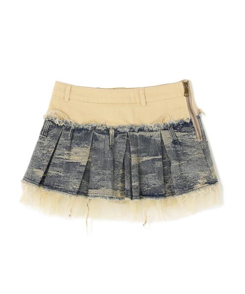L.H.P(エルエイチピー)の「MAVYTH/メヴィス/DENIM PLEATS MINI SKIRT(スカート・レディース・その他4・M/L)」の6枚目の写真