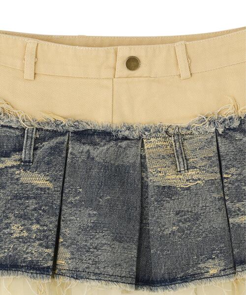 L.H.P(エルエイチピー)の「MAVYTH/メヴィス/DENIM PLEATS MINI SKIRT(スカート・レディース・その他4・M/L)」の7枚目の写真