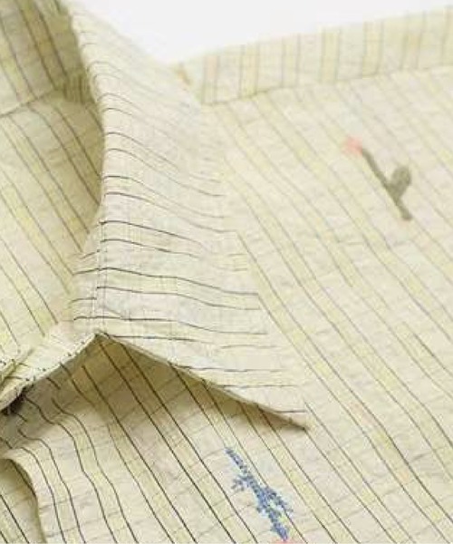 U:UME(ユーム)の「Retro Floral Embroidery Shirt(シャツ/ブラウス・メンズ・イエロー/ピンク・MEDIUM/LARGE/X-LARGE)」の5枚目の写真