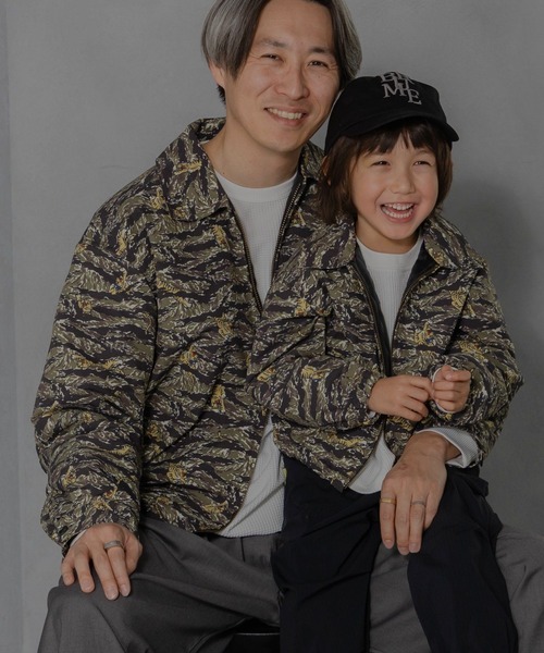 MAKE YOUR DAY(メイクユアデイ)の「ジップアップブルゾン■パパサイズ(ブルゾン・メンズ・ネイビー/カーキ・M/L)」の1枚目の写真