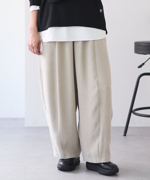 BEARDSLEY(ビアズリー)の「フェイクスエードバレルパンツ(その他パンツ・レディース・グレー/キャメル・0/1/2)」の21枚目の写真