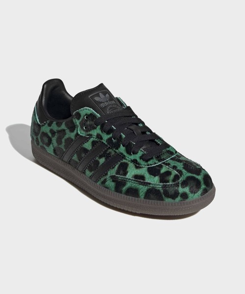 adidas（アディダス）の「サンバ / SAMBA / アディダスオリジナルス adidas Originals（スニーカー・レディース・ブラック×グリーン・27.5cm/25.0cm/24.5cm/24.0cm/23.5cm/23.0cm）」の4枚目の写真