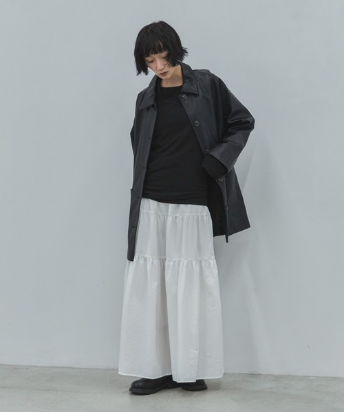 feepur(フェピュール)の「ホルターレイヤードセットロンTee(Tシャツ/カットソー・レディース・アイボリー/ブラック・MEDIUM)」の12枚目の写真
