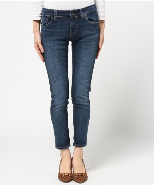 Denim & Supply Ralph Lauren（デニムアンドサプライラルフローレン）の「Frey クロップド スキニー ジーンズ（デニムパンツ・レディース・ブルー・24/28/25/27/26/29）」の2枚目の写真