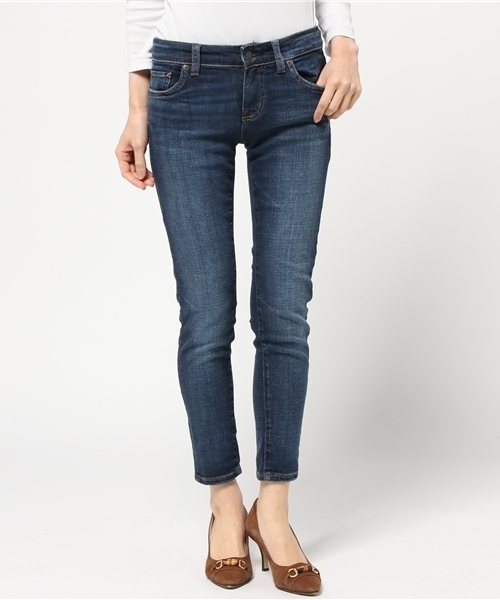 Denim & Supply Ralph Lauren（デニムアンドサプライラルフローレン）の「Frey クロップド スキニー ジーンズ（デニムパンツ・レディース・ブルー・24/28/25/27/26/29）」の16枚目の写真