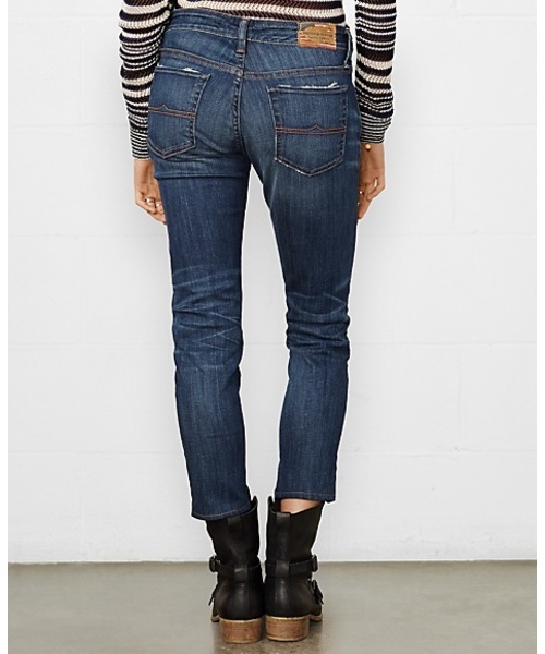 Denim & Supply Ralph Lauren（デニムアンドサプライラルフローレン）の「Frey クロップド スキニー ジーンズ（デニムパンツ・レディース・ブルー・24/28/25/27/26/29）」の8枚目の写真