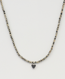 Preek（プリーク）の「PREEK/プリーク HOW RAW HEARTCHARM ROUND STONE NEC（ネックレス）」