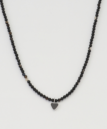 FRAMeWORK | PREEK/プリーク HOW RAW HEARTCHARM ROUND STONE NEC(ネックレス)