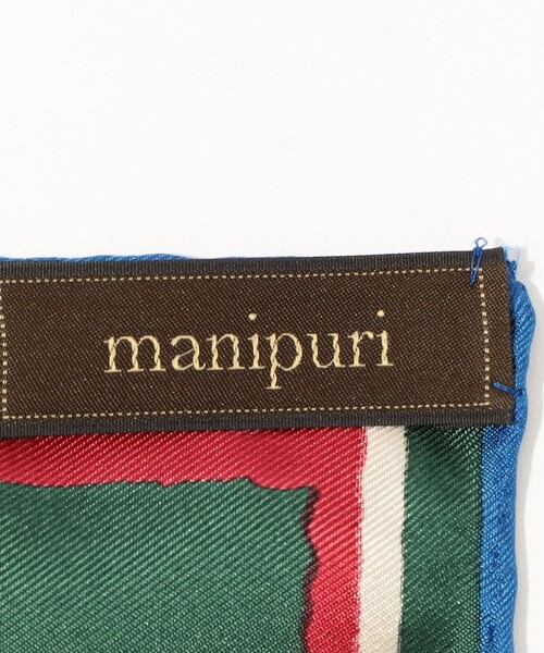 manipuri(マニプリ)の「MANIPURI RAVIOLI シルクスカーフ(バンダナ/スカーフ・レディース・カーキ・FREE)」の3枚目の写真