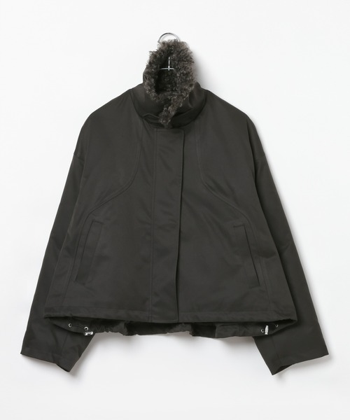 BAYFLOW(ベイフロー)の「プードルファーショートブルゾン(ブルゾン・レディース・ブラック/カーキ・SMALL/MEDIUM)」の15枚目の写真
