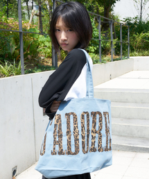 L27 JADORE LEOPARD ECO BAG(BLUE)