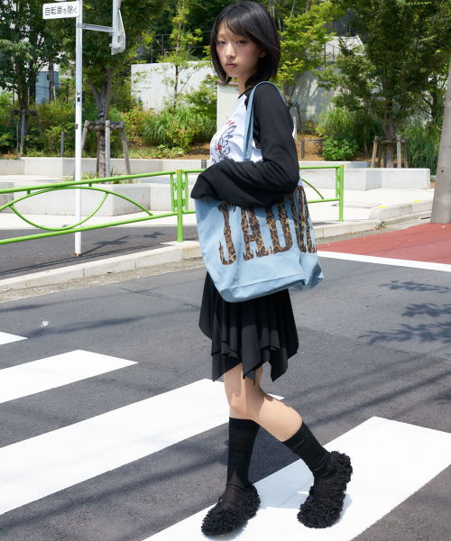 LARTIGENT(ラーティゼン)の「L27 JADORE LEOPARD ECO BAG(BLUE)(エコバッグ/サブバッグ・レディース・その他・FREE)」の3枚目の写真