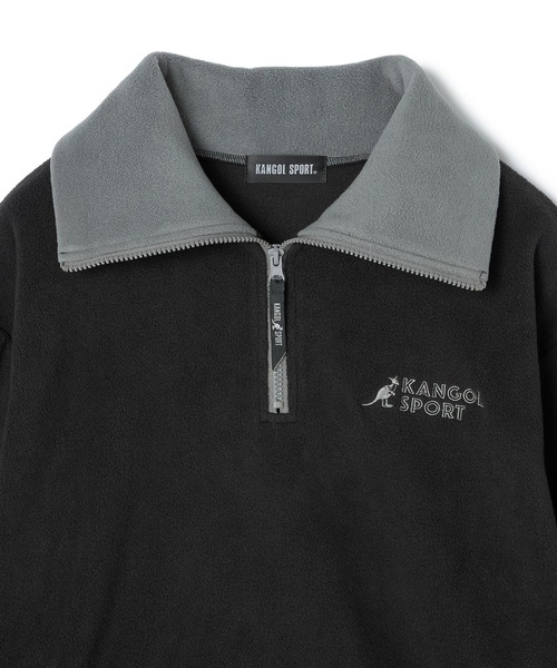 KANGOL SPORT(カンゴールスポーツ)の「【KANGOL SPORT】ドロストフリースハーフジッププルオーバー(その他トップス・レディース・レッド/グレー/ブラック・LL/L/M)」の22枚目の写真