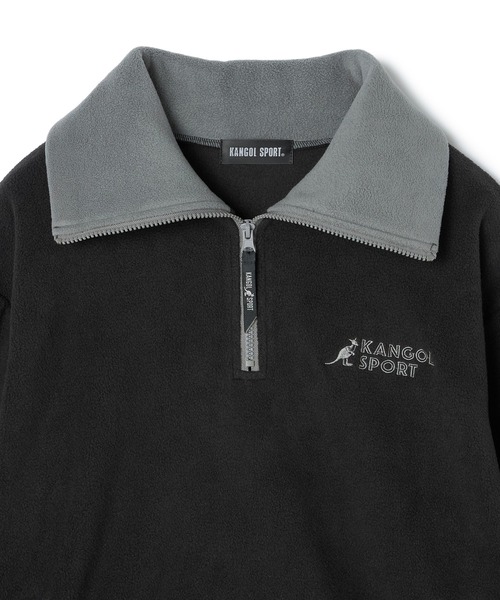 KANGOL SPORT(カンゴールスポーツ)の「【KANGOL SPORT】ドロストフリースハーフジッププルオーバー(その他トップス・レディース・レッド/グレー/ブラック・LL/L/M)」の12枚目の写真