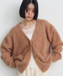 シャギーカーディガン