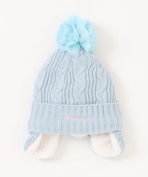 IO（イオ）（イオ）の「champion kids / 耳付きチュールケーブルワッチ / 438-0036（ニットキャップ/ビーニー）」