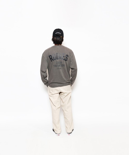 RUDIE'S（ルーディーズ）の「FADE THICK PHAT LS TEE（Tシャツ/カットソー・メンズ・ネイビー/グレー/ブラック/ホワイト・M/XXL/L/XL）」の3枚目の写真