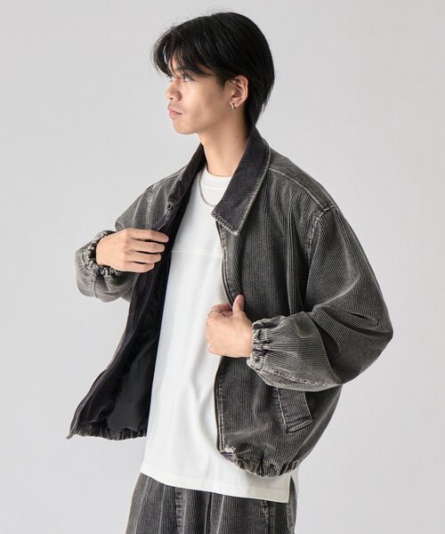 goocy(グーシー)の「ケミカルコーデュロイブルゾン(ブルゾン・メンズ・ブラウン/チャコールグレー/ネイビー・MEDIUM/LARGE)」の1枚目の写真