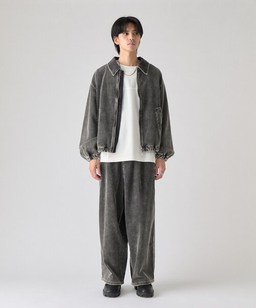 goocy(グーシー)の「ケミカルコーデュロイブルゾン(ブルゾン・メンズ・ブラウン/チャコールグレー/ネイビー・MEDIUM/LARGE)」の4枚目の写真
