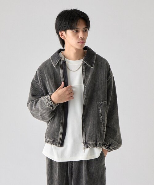 goocy(グーシー)の「ケミカルコーデュロイブルゾン(ブルゾン・メンズ・ブラウン/チャコールグレー/ネイビー・MEDIUM/LARGE)」の11枚目の写真