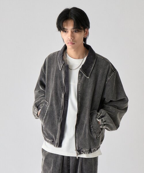 goocy(グーシー)の「ケミカルコーデュロイブルゾン(ブルゾン・メンズ・ブラウン/チャコールグレー/ネイビー・MEDIUM/LARGE)」の12枚目の写真