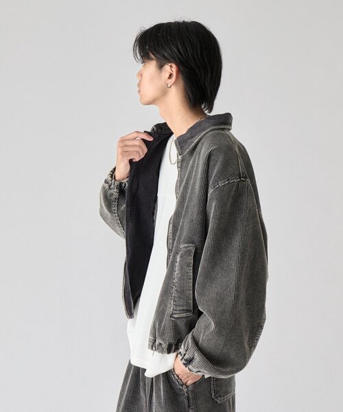 goocy(グーシー)の「ケミカルコーデュロイブルゾン(ブルゾン・メンズ・ブラウン/チャコールグレー/ネイビー・MEDIUM/LARGE)」の14枚目の写真