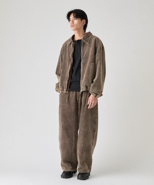 goocy(グーシー)の「ケミカルコーデュロイブルゾン(ブルゾン・メンズ・ブラウン/チャコールグレー/ネイビー・MEDIUM/LARGE)」の20枚目の写真