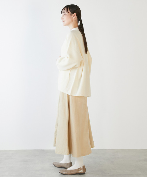 LOGEMENT DE CLAIRE(ロジュモンドクレール)の「【LOURMARIN】コーデュロイストレッチフレアースカート(スカート・レディース・ブラウン/ベージュ/グリーン・2/3)」の6枚目の写真