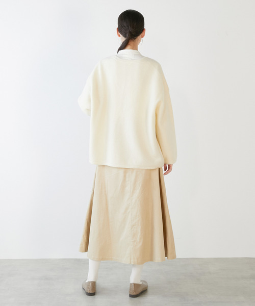 LOGEMENT DE CLAIRE(ロジュモンドクレール)の「【LOURMARIN】コーデュロイストレッチフレアースカート(スカート・レディース・ブラウン/ベージュ/グリーン・2/3)」の7枚目の写真