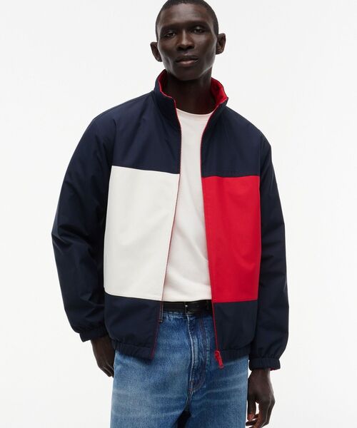 グースダウンリバーシブルジャケット（ブルゾン）｜TOMMY HILFIGER