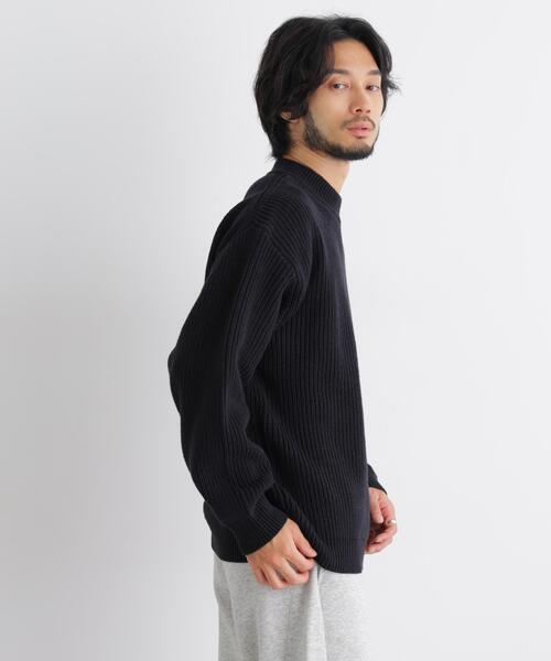NANO universe（ナノユニバース）の「コットンMIXバルキーモックネックニット（ニット/セーター・メンズ・ブラック/グレー・M/L/S）」の20枚目の写真