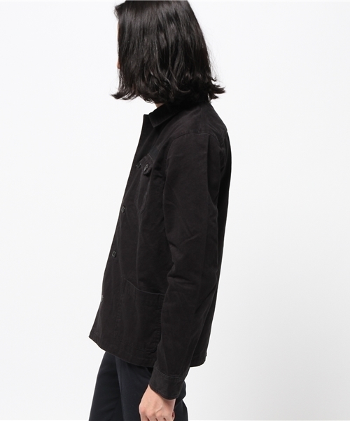 VENCEEXCHANGE(ヴァンスエクスチェンジ)の「ツイル ミリタリーシャツ (シャツ/ブラウス・メンズ・ブラック/ダークグリーン・SMALL/MEDIUM/LARGE)」の3枚目の写真