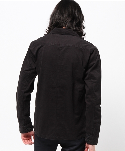 VENCEEXCHANGE(ヴァンスエクスチェンジ)の「ツイル ミリタリーシャツ (シャツ/ブラウス・メンズ・ブラック/ダークグリーン・SMALL/MEDIUM/LARGE)」の4枚目の写真