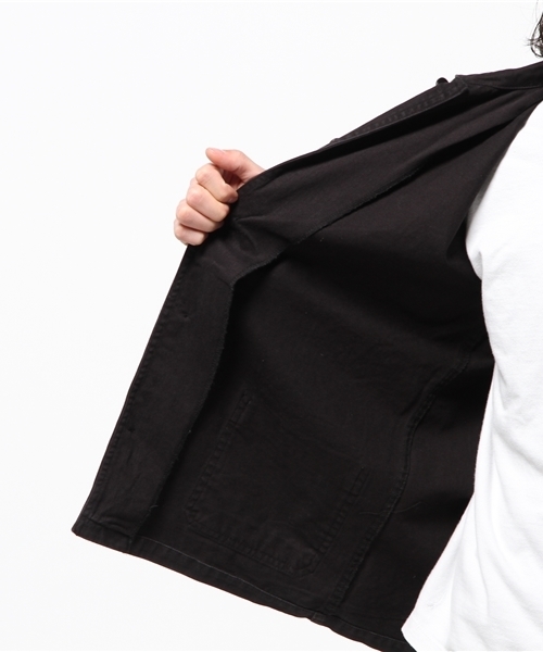 VENCEEXCHANGE(ヴァンスエクスチェンジ)の「ツイル ミリタリーシャツ (シャツ/ブラウス・メンズ・ブラック/ダークグリーン・SMALL/MEDIUM/LARGE)」の8枚目の写真