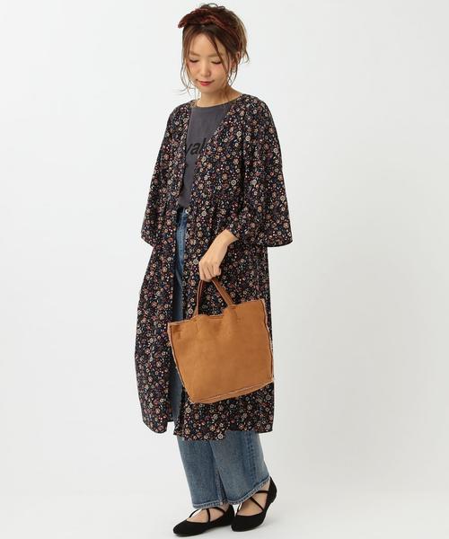 Another Edition(アナザーエディション)の「【WEB店舗限定】フラワープリントガウン/aeBFC FLOWER PRT GOWN●(カーディガン/ボレロ・レディース・オフホワイト/ネイビー・フリー)」の10枚目の写真